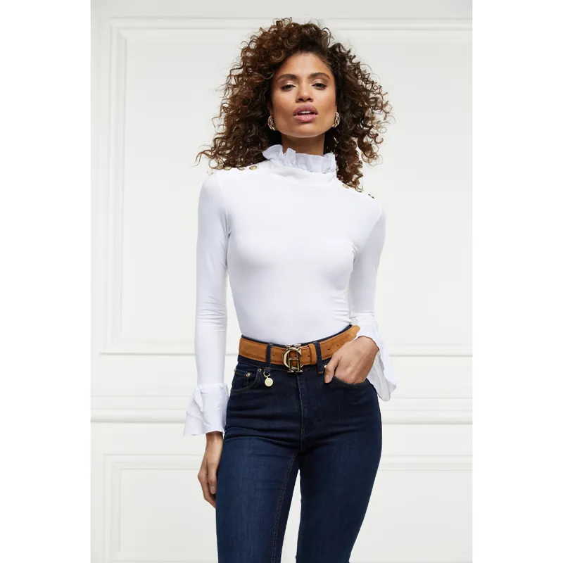 Holland Cooper Lilibet Jersey Tee - White